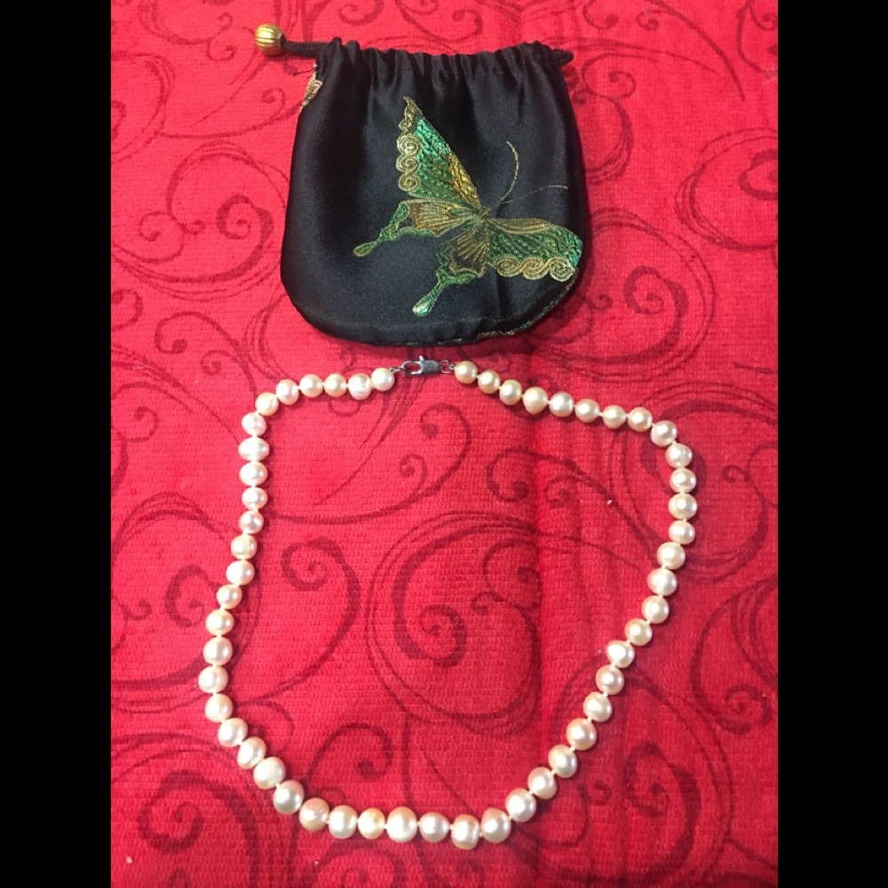 Faux pearls